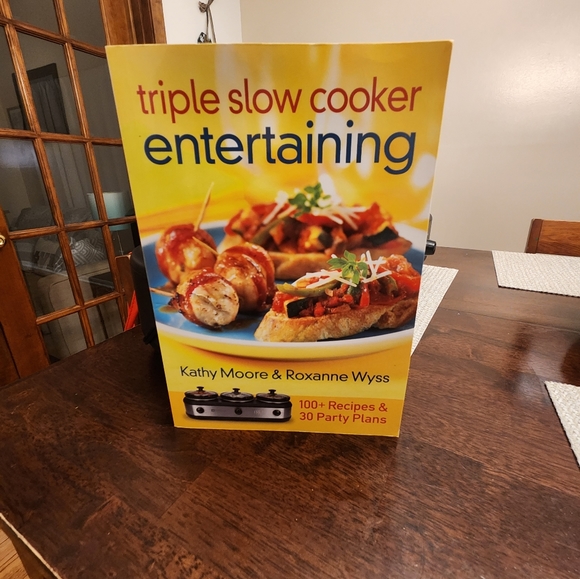 Farberware Kitchen Farberware Triple Slow Cooker With Cook Book